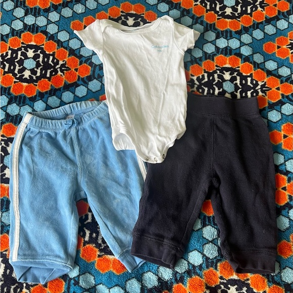 GAP Other - Gap Baby & Calvin Klein Baby Boy joggers and onesie